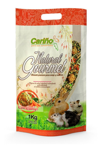 Imagen 1 de 5 de Alimento Gourmet Para Conejo, Cuyo, Hamster Comida Premium