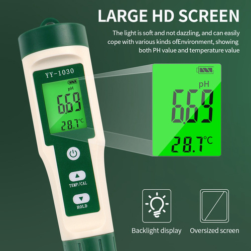 ~ Medidor De Ph Profesional For Alimentos, Sensor De Alta