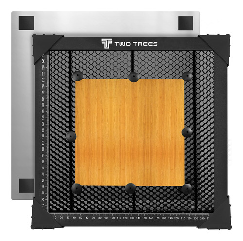 Dos Arboles De 11.811 X 11.811 in, Cama Laser De Panal De Ab