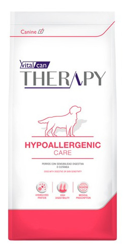 Alimento Vitalcan Therapy Hypoallergenic Care para perro todos los tamaños sabor mix en bolsa de 10 kg