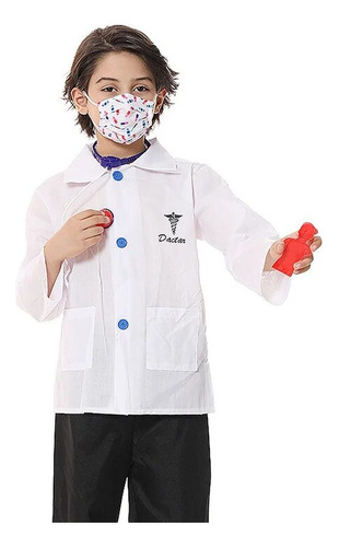 Disfraz Unisex Para Niños De Médico Veterinario, Uniforme De