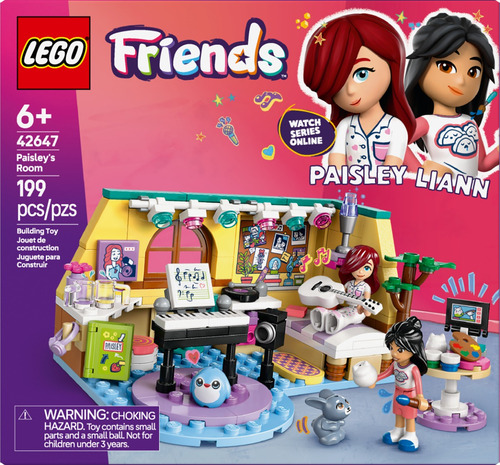 Lego® Friends O Quarto Da Paisley 42647 199 Friends