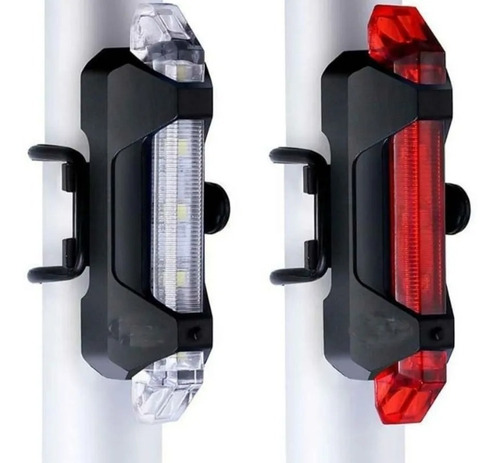  2 Luces Led Bicicleta Recargable - Pack