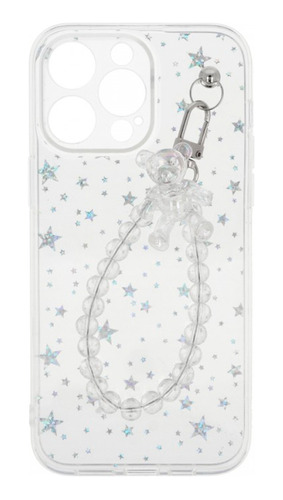 Protector Transparente iPhone 15 Pro Max Diseño Estrellas B