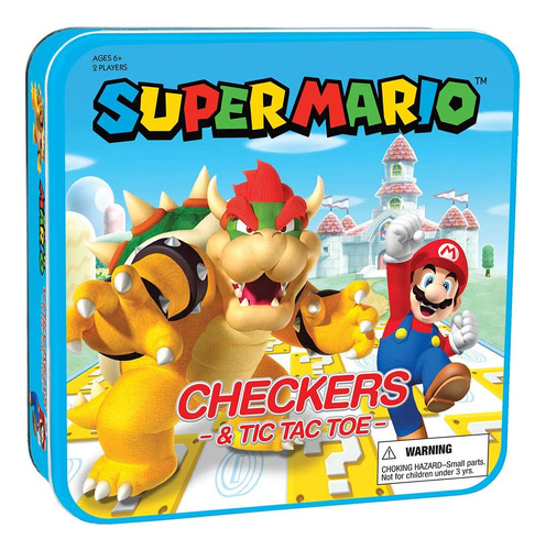 Juego De Coleccionista Usaopoly Super Mario Checkers Amp Tic