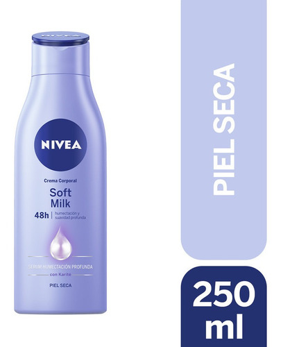 Crema Corporal Nivea Soft Milk Piel Seca 250ml
