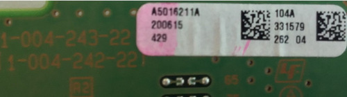 Led Driver Sony A5016211a / 1-004-243-22 Modelo Xbr-75x950h (Usado)