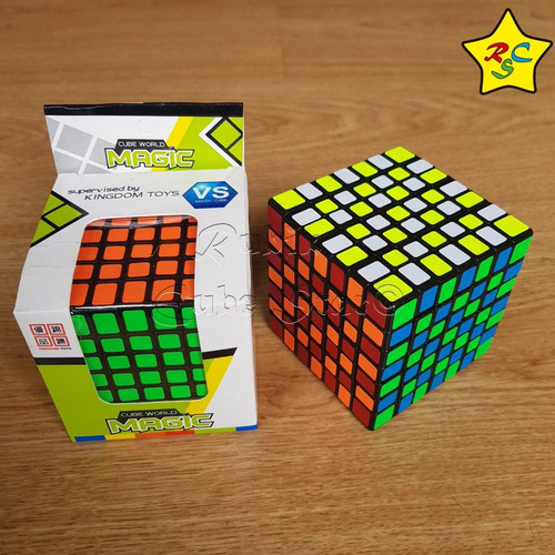 Cubo Rubik 7x7 Speed Cube  Magic Cube Económico - Negro