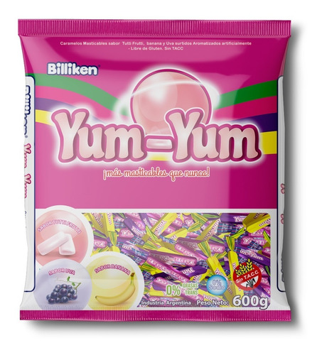 Caramelos Masticables Yum Yum Surtidos - Lollipop