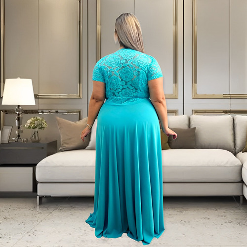 Vestidos Femininos Evangelicos Plus Size Bege Nude Madrinha