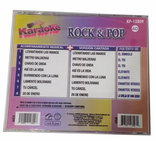 Karaoke Rock Y Pop