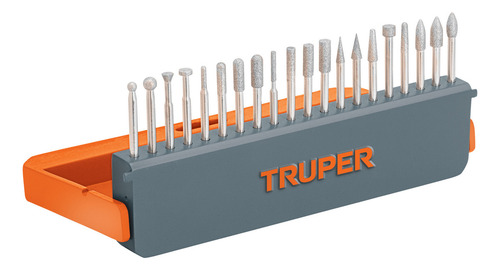 Juego De 20 Puntas Diamantadas Para Mototool Truper 103032