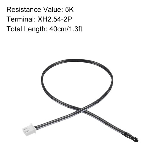 Sonda De Termistor Ntc 5k 1.3 Pies Sonda De Sensor De Temper
