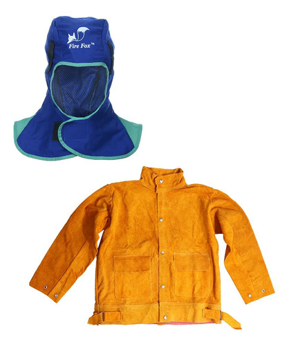Chaqueta De Soldadura Ignífuga L Y Soldador