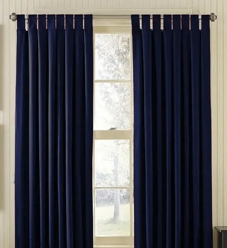 Imagen 4 de 6 de Cortinas Blackout Vinilico 2 Paños 1.40 X 2.10 Con Presillas