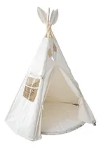 Comprar Carpita Tipi + Alfombra Cruda Carpa India Infantil Pijamada