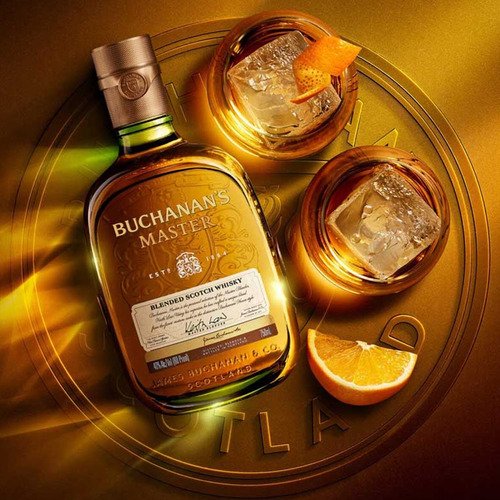Buchanan's Master Blended Scotch Escocés 750 Ml 6 Piezas
