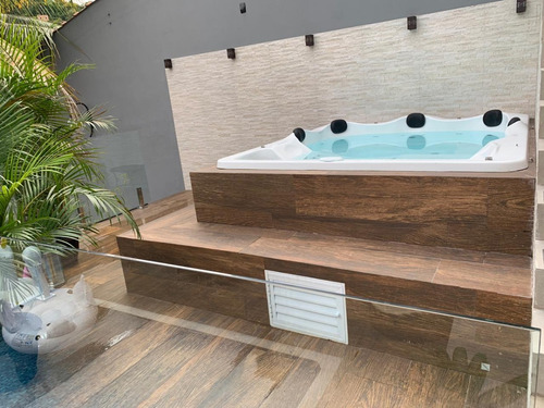 Spa Copacabana Hidro Completo Luxo 7 Lugares Aquecedor + Bas