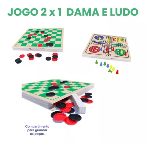 Jogo Ludo de Madeira, Brinquedo de Madeira, Jogo de Tabuleiro