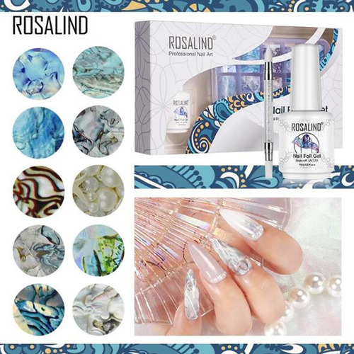 Juego De 12 Esmaltes De Uñas Para Pegatinas De Transferencia