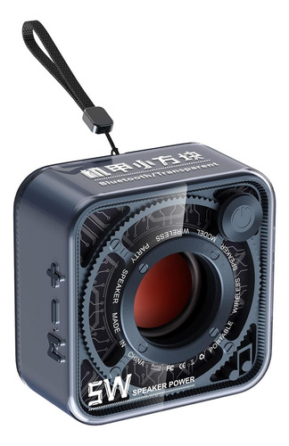 Parlante Dw12 Inalámbrico Bluetooth Transparente Original