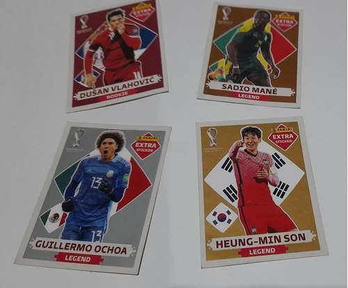 Extra Sticker Legend Qatar 2022 Panini - X 4 Completo 