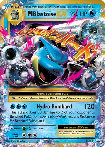 comprar Cartas Pokemon M Blastoise Ex 22\u002F108 Evolutions Evo