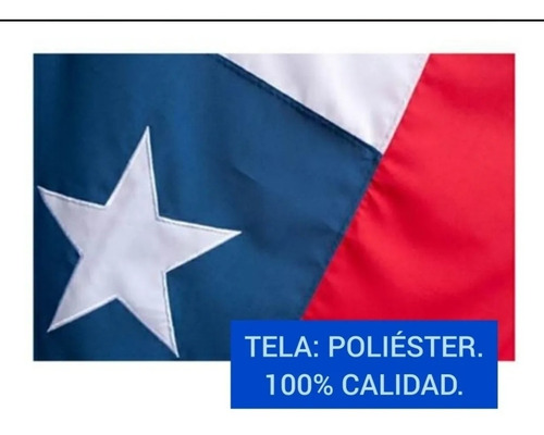 Imagen 1 de 8 de Bandera Chilena 100 X 150 Excelente Calidad / Factura