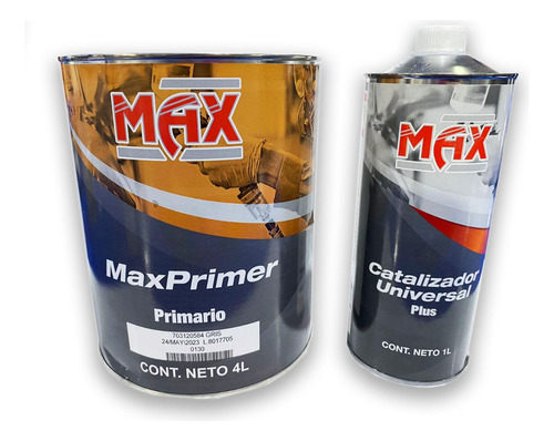 Primer De Relleno Gris Max 2k Color Max + Catalizador.