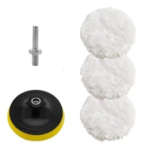 comprar Kit De Borlas De Lana Para Pulir Auto, Para Taladro, 5 PuLG