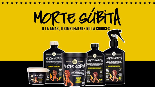 Shampoo Solido 100g + Acondicionador 250ml Morte Súbita Lola