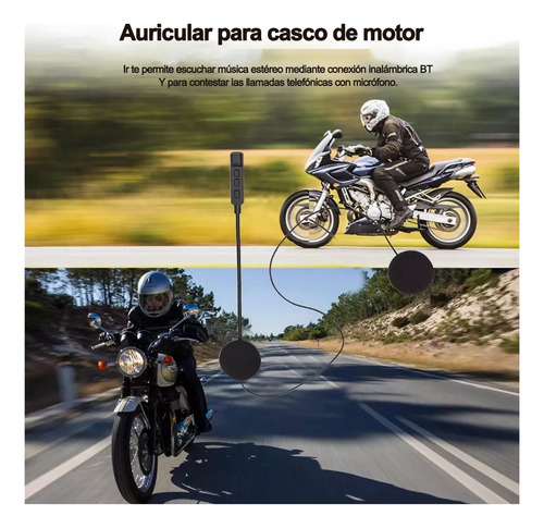 Intercomunicador Manos Libres Casco Moto Radio Fm Bluetooth