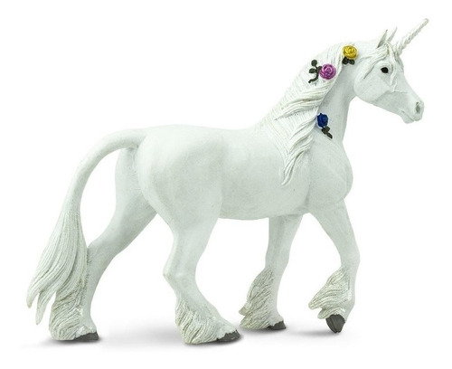 Figura Safari Unicornio Blanco Niñas Caballo Juguete Atrix ®
