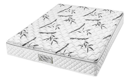 Colchão Queen Molas Ensacadas Americanflex Bio Bambu 158x198x26cm Cor Branco