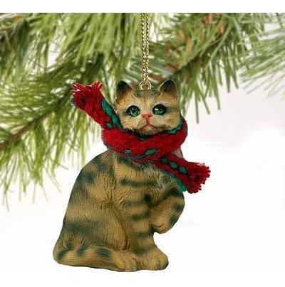 Conversation Concepts Tabby Cat Tiny Miniature One Christma