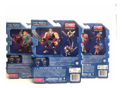 He-man Masters Of Universe Principe Adam + 3 Power Attack (Usado)