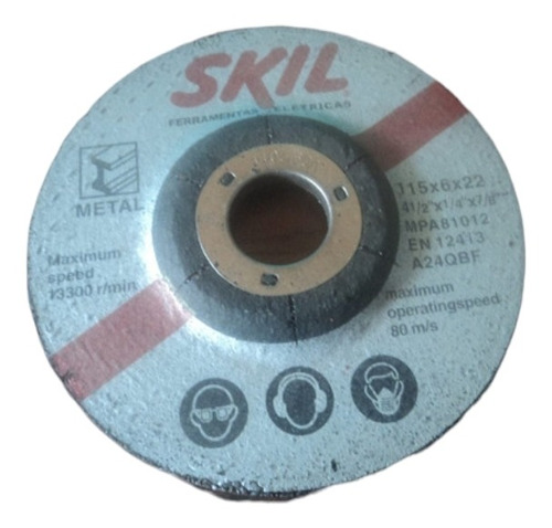 Imagen 1 de 2 de Disco Para Esmerilar Skill 4 Y 1/2
