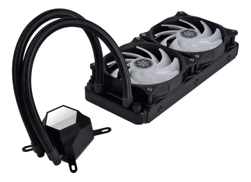 Imagen 2 de 10 de Cpu Watercooling Silverstone Pf240 Argb V2 240mm Intel Amd