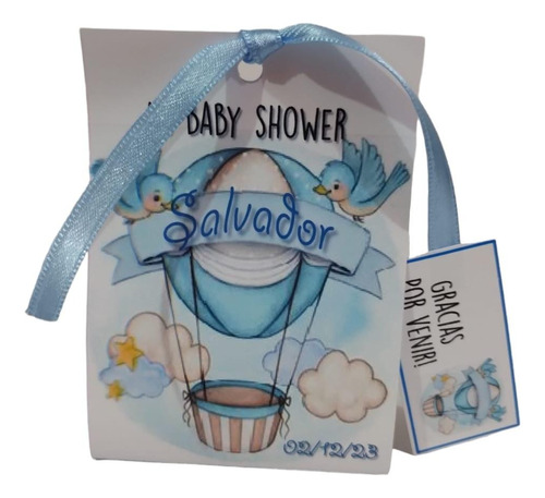Souvenirs Velitas Noche Baby Shower X 20 Globito Aerostático