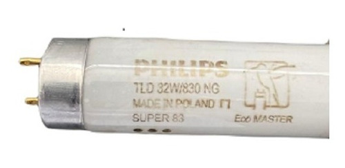 Lâmpada Fluorescente Tubular 32w/830 Philips (kit C/ 2 Pçs) Luz Branco-frio