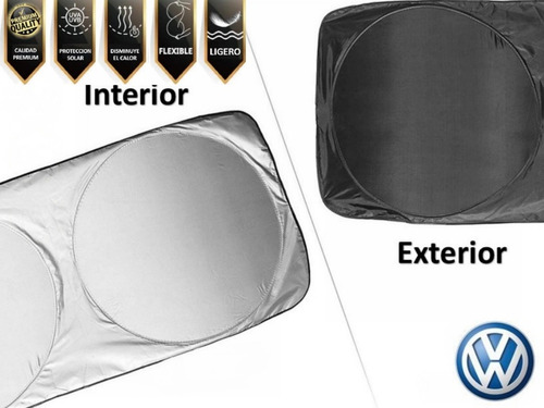 Protector Cubresol Con Ventosas Vw Jetta Clasico 2013