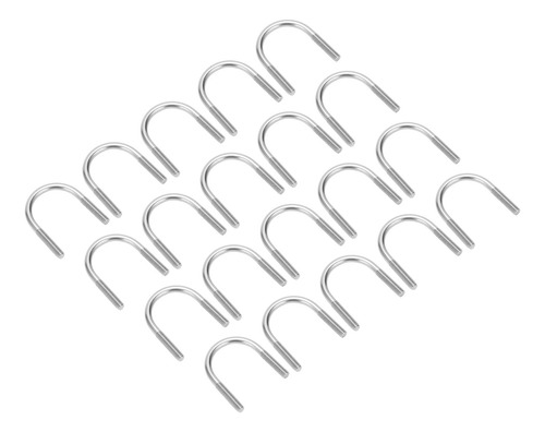 Juego De 20 Piezas En Forma De U De Acero Inoxidable 304 M6x