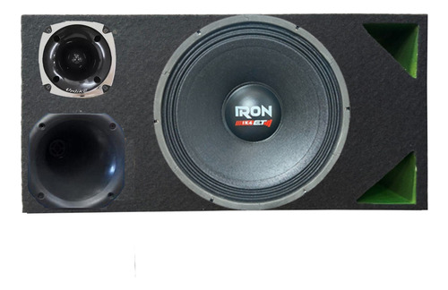 Caixa Trio Triângulo 12 Pol Woofer Etm 1k4 720w Rms Som