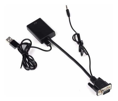 Convertidor Vga A Hdmi Full Hd 1080p Con Audio