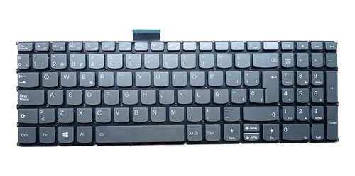 Teclado Lenovo Ideapad 3-15alc6 3-15ada05 3-15are05  Gris Español Latinoamérica