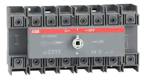 Conmutadora Manual Bajo Carga 125a 4 Polos Ot125f4c