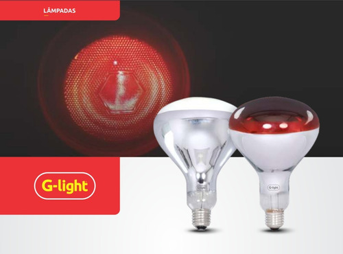 Lampada R125 Infravermelho 150w 220v E27 G-light Cor da luz Vermelho