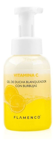 Gel De Ducha Blanqueador-burbujas-vitamina C 320ml Flamenco