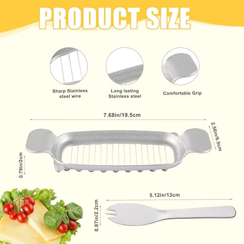 Cortador De Alambre Para Rebanar Queso, Cortador De Mantequi