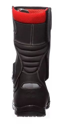 Botas Moto Adventure Cuero Con Proteccion Storm Nine To One